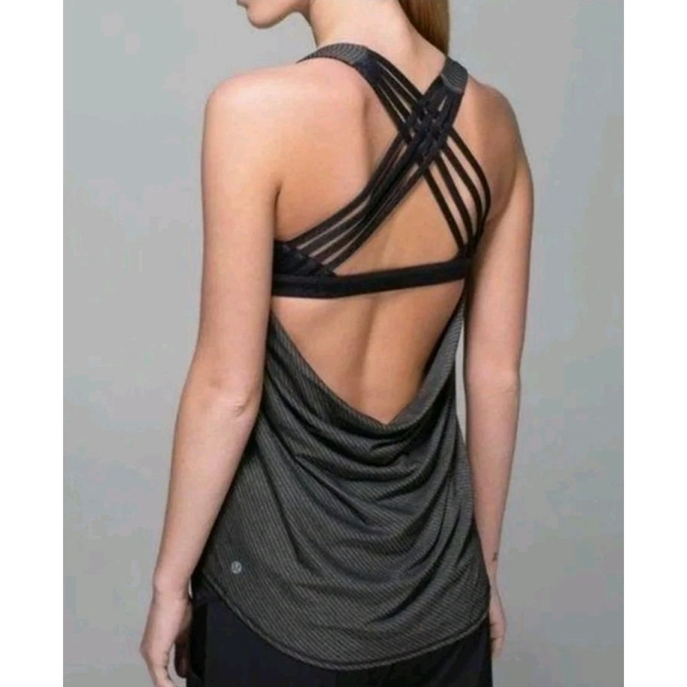 Lululemon Black Tank Top Size 4